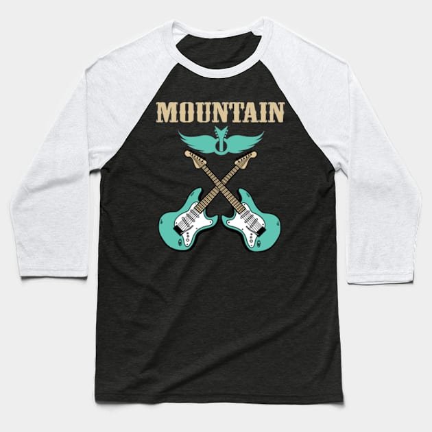 MOUNTAIN BAND Baseball T-Shirt by xsmilexstd